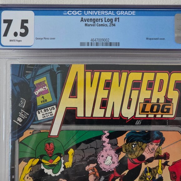 GRADED AND SEALED, 1994 AVENGERS LOG COMIC BOOK, ISSUE#1!!! - Picture 2 of 3
